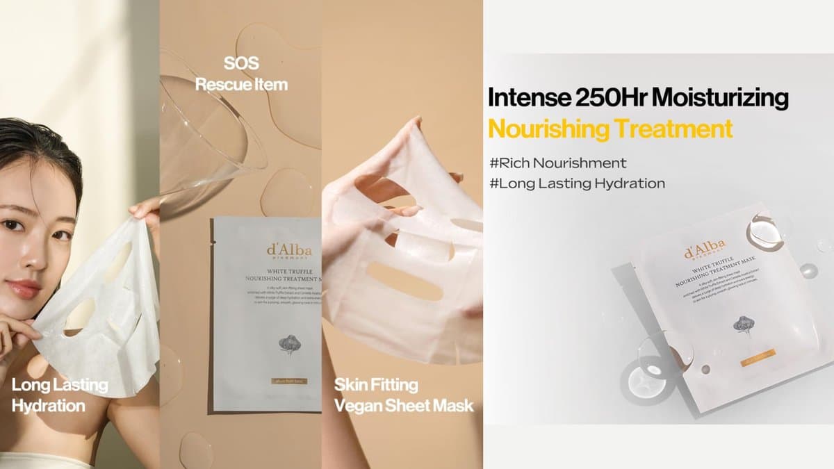 d'alba - Italian White Truffle Nourishing Sheet Mask for Dry and Tired Skin alt