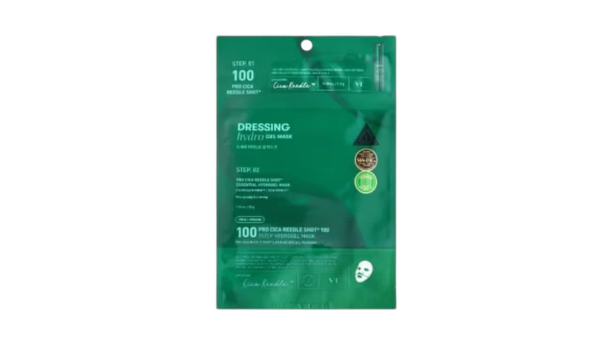 VT Cosmetics - Pro Cica Reedle Shot 100 2-Step Hydrogel Mask  1pc /  დამამშვიდებელი და აღმდგენი  ნიღაბი