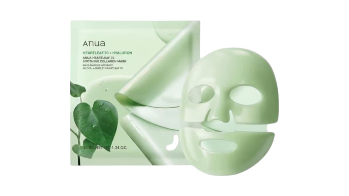 Anua - Heartleaf 70 Soothing Collagen Mask With hyaluronic acid + Collagen,