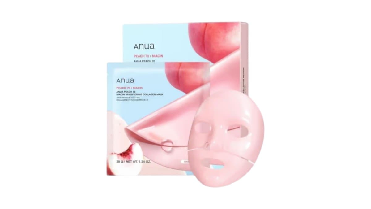 Anua - Peach 70 Niacin Brightening Collagen Mask With  Niacinamide + Collagen