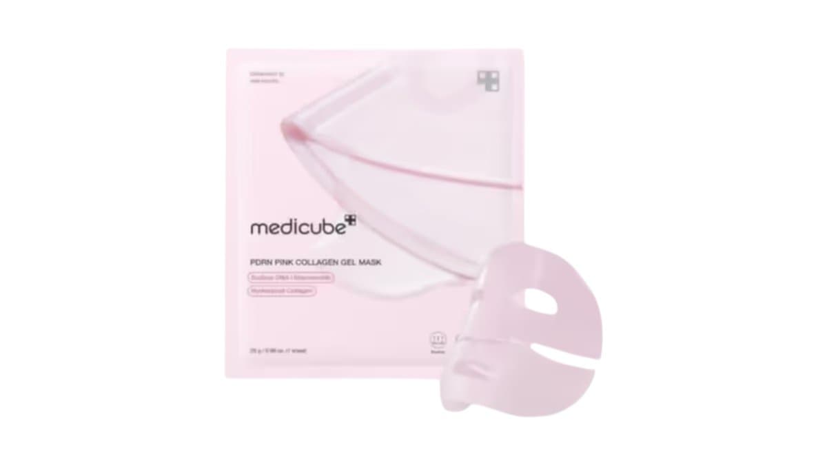 medicube - PDRN Pink Collagen Gel Mask 1pc / ანტი-ასაკობრივი სახის ნიღაბი კოლაგენი + პეპტიდები + PDRN