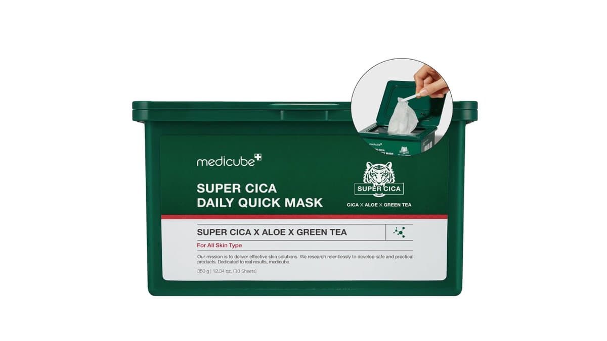 medicube - Super Cica Daily Quick Mask  - 30pcs