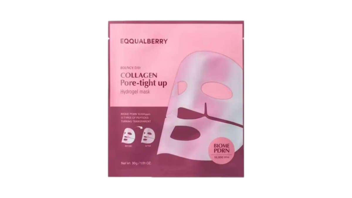EQQUALBERRY - Collagen Pore-tight up Hydrogel Mask