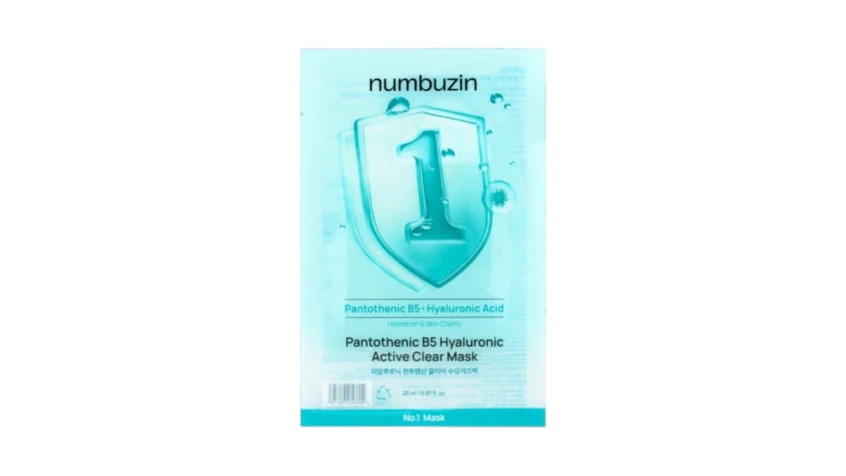 Numbuzin - No.1 Pantothenic B5 Hyaluronic Active Clear Mask