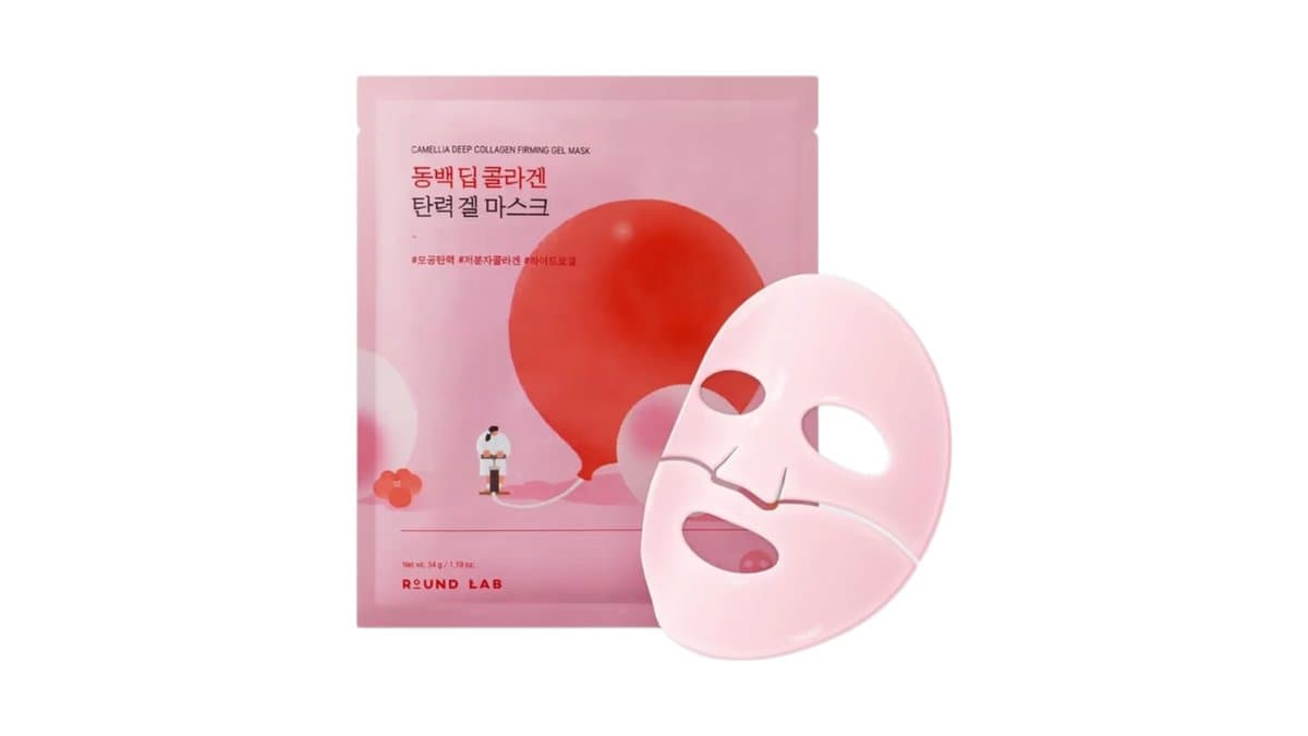 Round Lab - Camellia Deep Collagen Firming Gel Mask  / 1pc