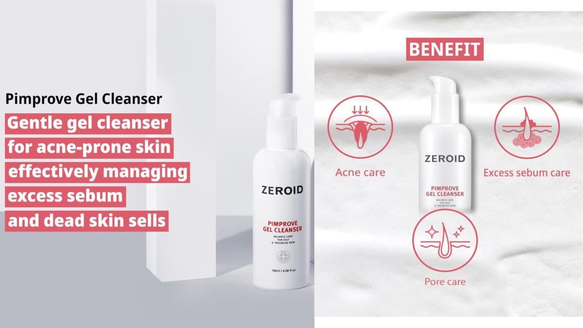 ZEROID - Pimprove Gel Cleanser  / 180ml alt