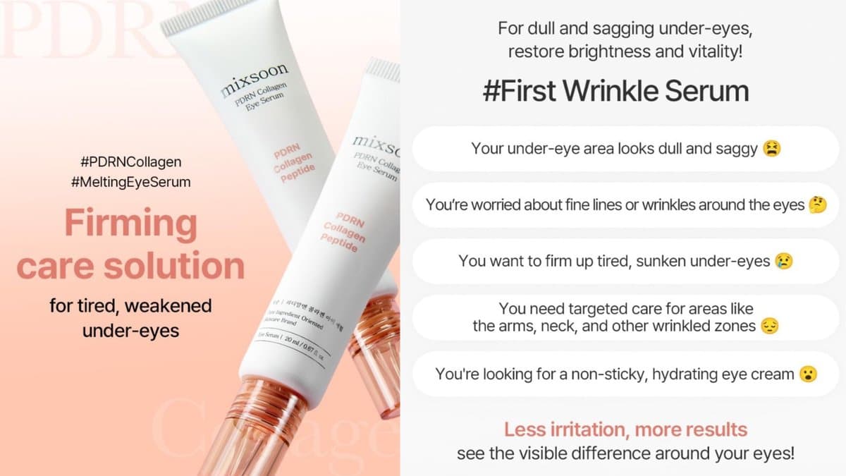 mixsoon - PDRN Collagen Eye Serum For Sensitive Under Eye Skin  / 20ml alt