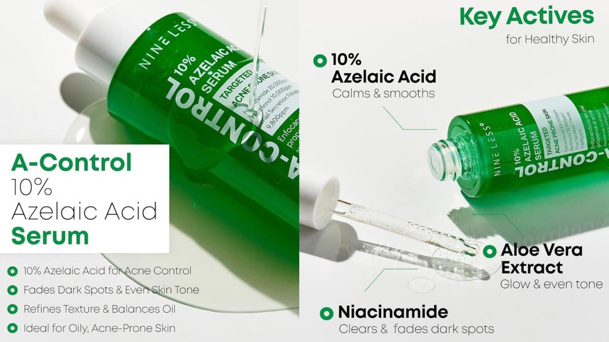 NINELESS - A-Control 10% Azelaic Acid Serum  / 30ml alt