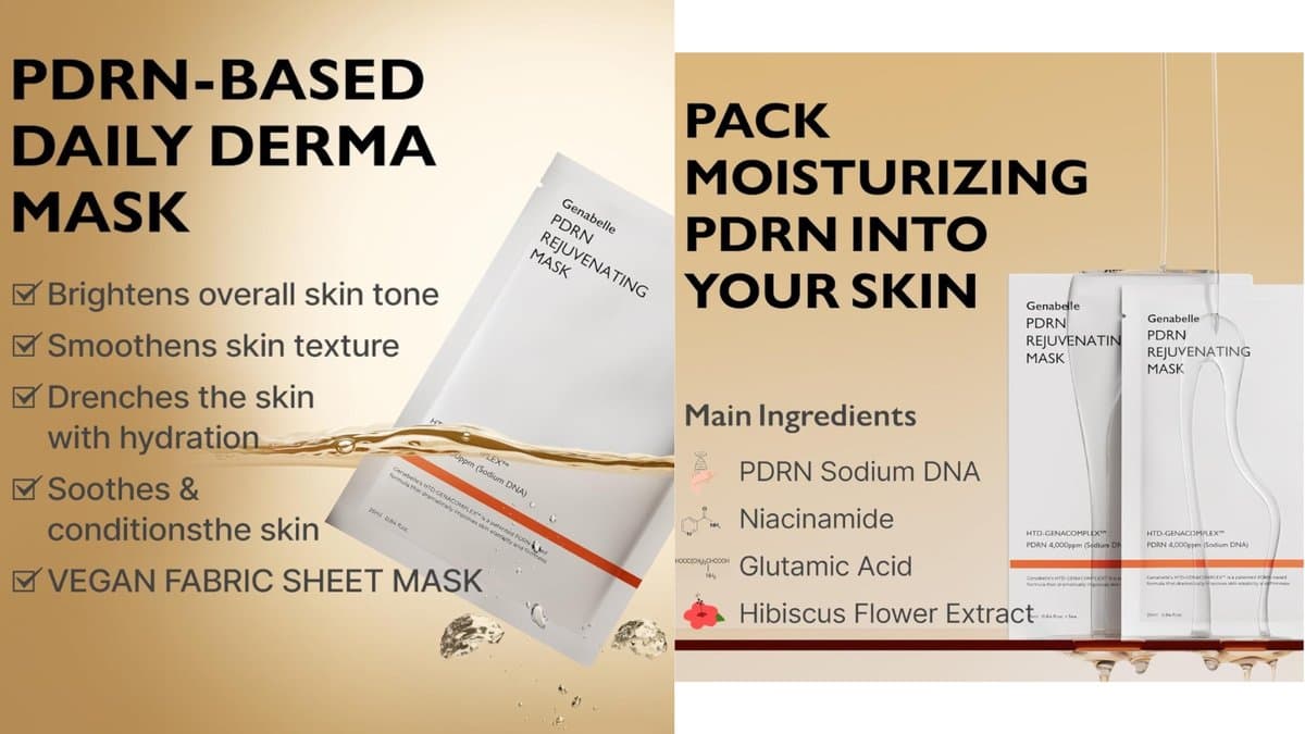 Genabelle - PDRN Rejuvenating Mask With Niacinamide + Hyaluronic Acid, alt