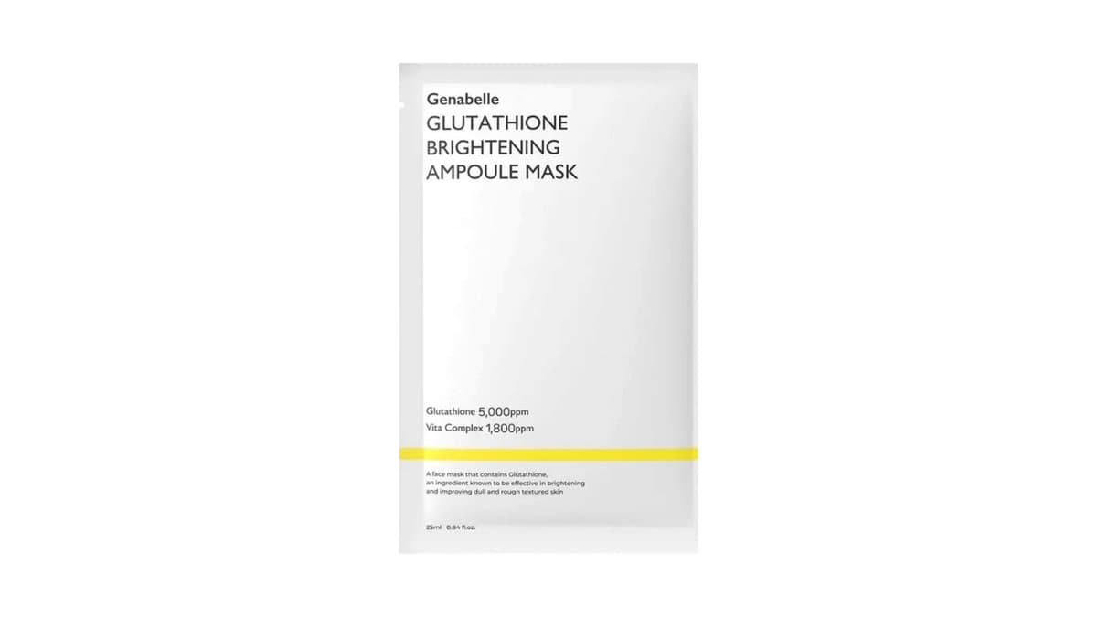 Genabelle - Glutathione Brightening Ampoule Mask  / 25ml